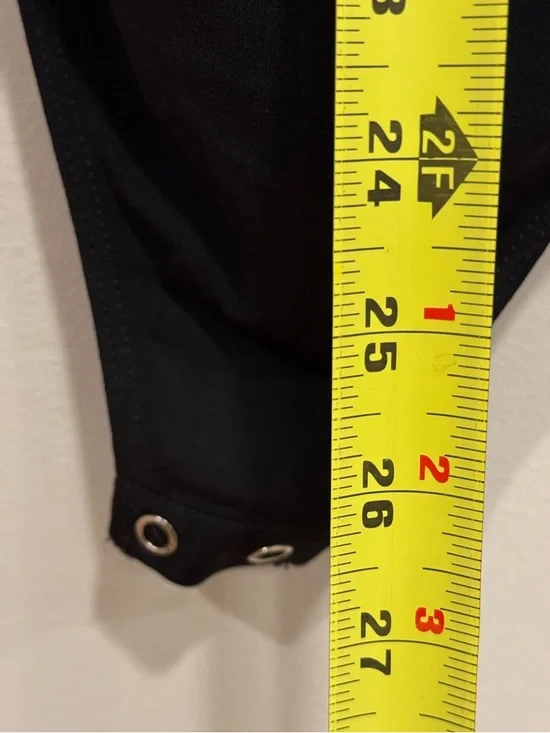 Express Sequin Faux-Wrap Cami Black Bodysuit Women's Size Small - Picture 4 of 7